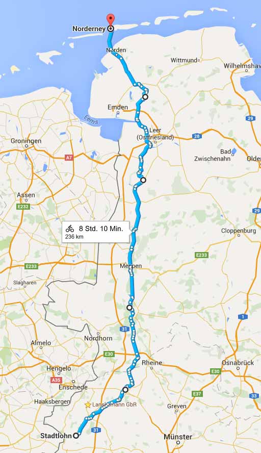 Quäl-Dich-Tour 2016, 233 km an einem Tag
